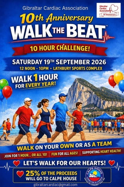 Walk the Beat: 10th Anniversary 10 Hour Challenge poster