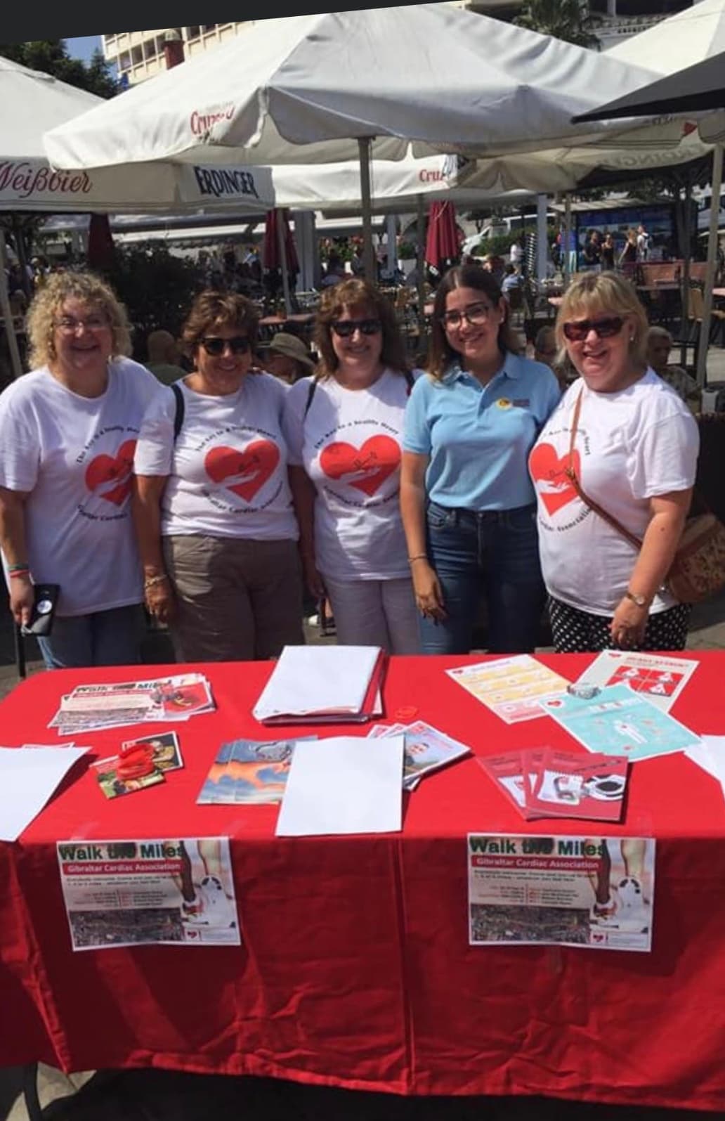 Members of the association together at a charity event